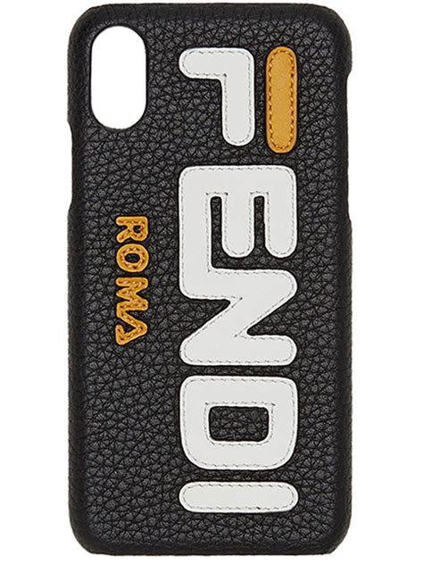 fendi iphone xr case|Shop Fendi FF Logo iPhone X Case .